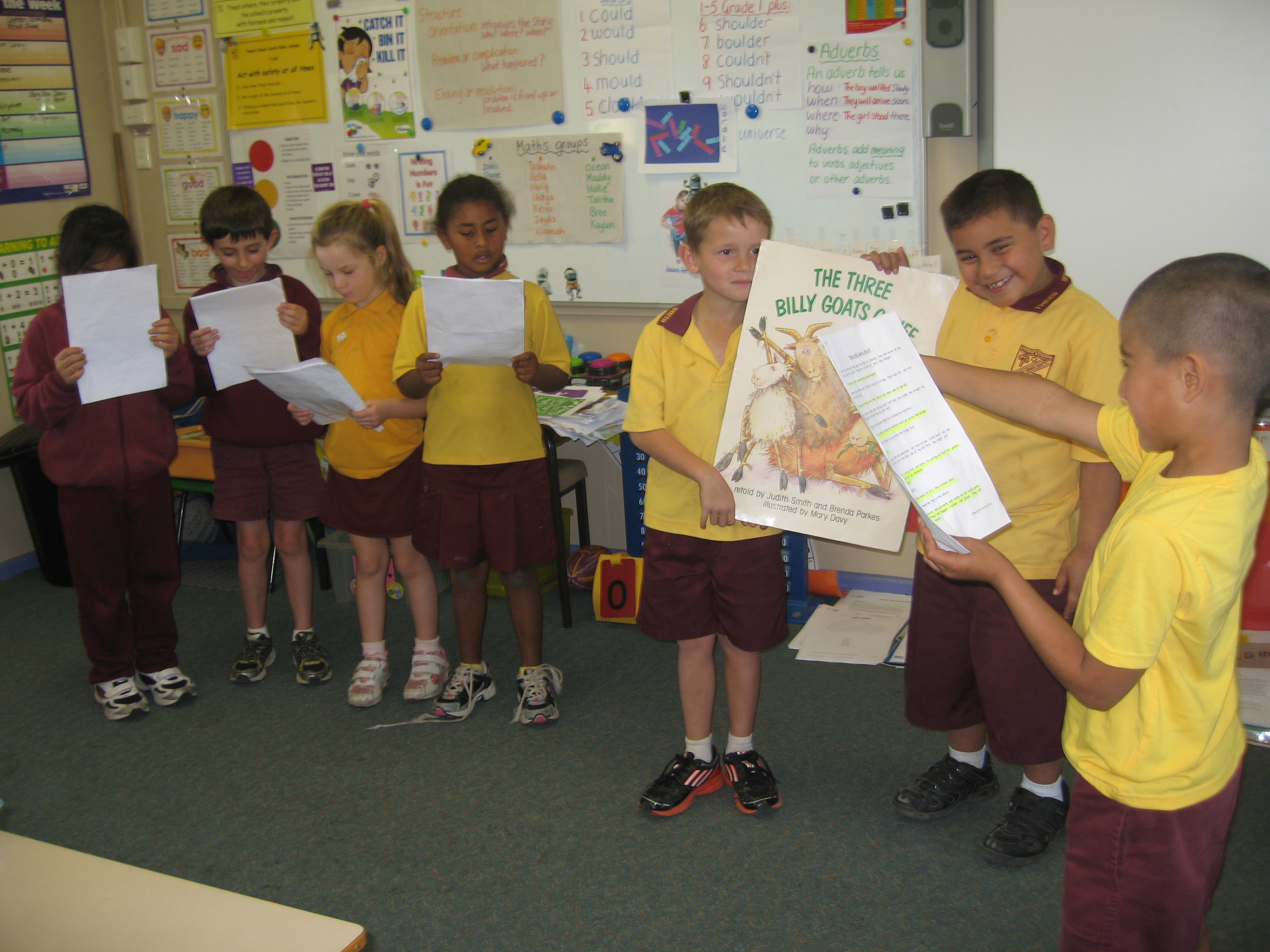 Reader's Theatre The Three Billy Goats Gruff 